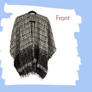 Front open Poncho